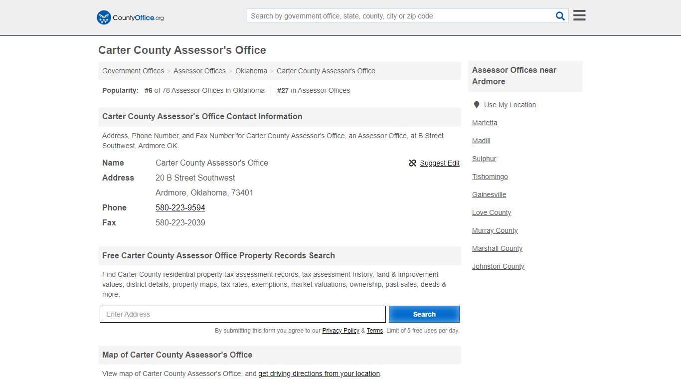 Carter County Assessor's Office